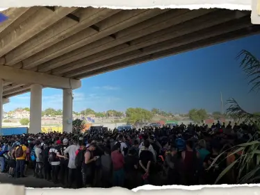 ماسك ينشر فيديوهات لآلاف المهاجرين خلال عبورهم الحدود نحو أمريكا - وكالة ستيب نيوز