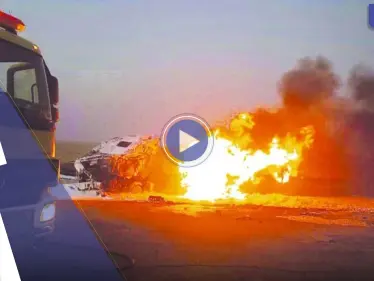 بالفيديو|| قتلى وجرحى في انفجار شاحنة وقود بليبيا والأهالي يناشدون السلطات - وكالة ستيب نيوز