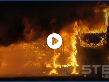 بالفيديو|| انفجار وحريق ضخم وسط العاصمة الإيرانية طهران - وكالة ستيب نيوز