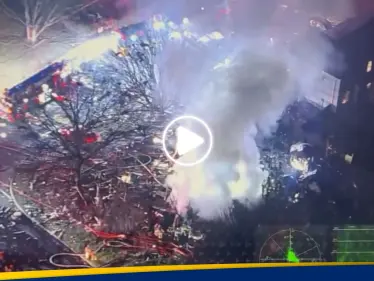 شاهد|| انفجار منزل بولاية فيرجينيا الأمريكية.. وأنباء عن مقتل رجل إطفاء وإصابة 9 آخرين - وكالة ستيب نيوز