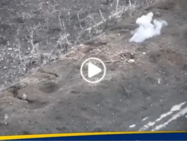 مشاهد لمعركة ضارية توثق هجوماً لـ مظليين روس على مقاتلين أوكرانيين - وكالة ستيب نيوز