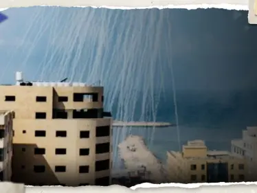 بالفيديو|| إسرائيل تقصف غزة بقذائف فسفورية - وكالة ستيب نيوز