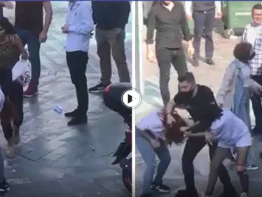 بالفيديو|| نقاش يتحول لشجار عنيف بين 3 فتيات في غازي عينتاب التركية.. والحاضرون فضّوا النزاع - وكالة ستيب نيوز