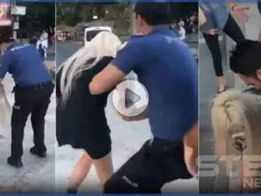 بالفيديو|| فتاة شقراء بلباس قصير تستفز الشرطة التركية.. وطريقة اعتقالها تثير الجدل - وكالة ستيب نيوز
