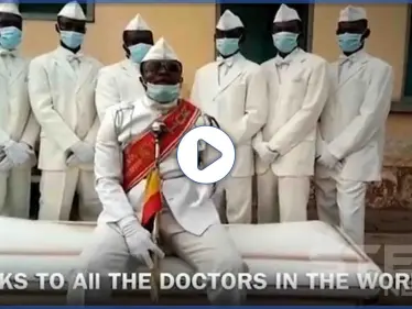 شاهد بالفيديو فرقة رقصة التوابيت توجه رسالة للعالم - وكالة ستيب نيوز