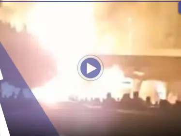 بالفيديو|| حريق هائل في مصر بسبب كسر خط غاز والسلطات تتحرك - وكالة ستيب نيوز