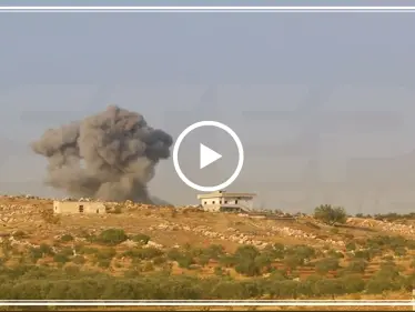 عدسة ستيب ترصد القصف الجوي العنيف على بلدات وقرى جنوب إدلب - وكالة ستيب نيوز
