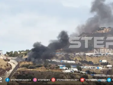 حريق في أحد مخيمات ريف جسر الشغور يودي بحياة شخص "مُقعد" - وكالة ستيب نيوز