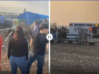 بالفيديو|| لحظة خروج سيارة سباق عن مسارها ومهاجمتها المتفرجين وإصابتها 29 شخصاً في أمريكا - وكالة ستيب نيوز