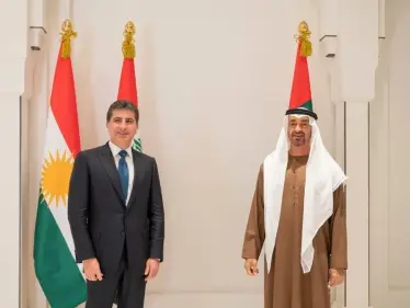 محمد بن زايد يلتقي رئيس إقليم كردستان لبحث عدّة ملفات - وكالة ستيب نيوز