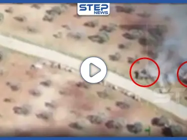 بالفيديو|| في مواجهة مباشرة .. مدرعة تابعة للمعارضة وجها لوجه مع دبابة روسية على محور النيرب بإدلب - وكالة ستيب نيوز