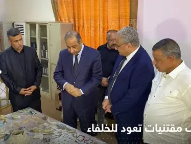 شاهد|| اكتشاف كنز أثري نادر في العراق يضم مقتنيات ثمينة لخلفاء عباسيين - وكالة ستيب نيوز
