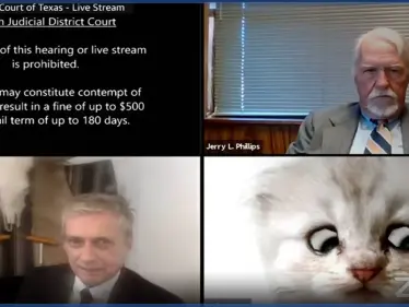 بالفيديو|| في جلسة رسمية عبر الإنترنت.. وجه قطة يظهر بدلاً عن المحامي وهذه ردة فعل القاضي - وكالة ستيب نيوز