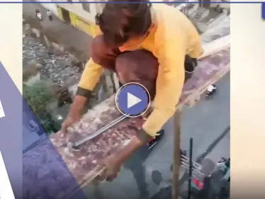 فيديو العامل "الخطير" يشعل منصات التواصل.. ماذا فعل؟ - وكالة ستيب نيوز