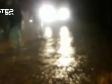 فيضانات تجتاح مخيمات الكرامة على الحدود السورية التركية - وكالة ستيب نيوز