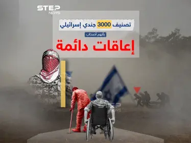 شاركوا مع الجيش الإسرائيلي بالحرب على غزة.. تصنيف 3000 جندي إسرائيلي بأنهم أصحاب "إعاقات" دائمة - وكالة ستيب نيوز