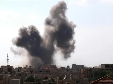 طيران مجهول يستهدف مواقع للميليشيات الإيرانية شرقي دير الزور!! - وكالة ستيب نيوز