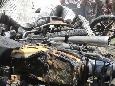 بالفيديو .. اللحظات الأولى للتفجير الذي استهدف مدينة الباب شرق حلب مُخلّفاً قتلى وجرحى مدنيين - وكالة ستيب نيوز