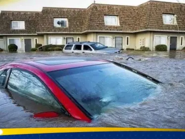 شاهد|| عاصفة قوية وأمطار 