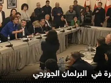 شاهد|| جلسة نقاشات في البرلمان الجورجي تتحول لساحة معركة - وكالة ستيب نيوز