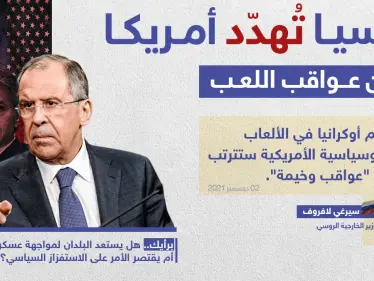 بيان روسي يحمل تهديد لأمريكا، عقب اجتماع الوزيرين الروسي (سيرغي لافروف) ونظيره الأمريكي (أنتوني بلينكن) على هامش المجلس الوزاري لمنظمة الأمن والتعاون في أوروبا. - وكالة ستيب نيوز