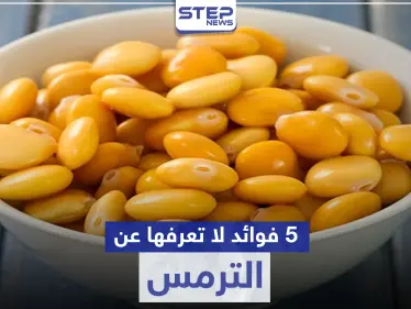 الترمس غني بالفيتامينات والمعادن .. وله فوائد صحية كثيرة لا يمكن توقعها - وكالة ستيب نيوز