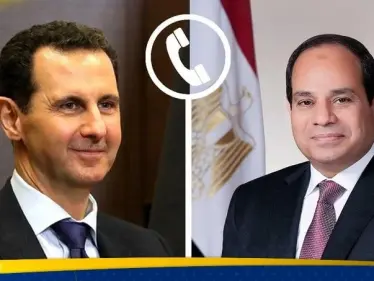 بشار الأسد يتلقى اتصالاً من السيسي.. الرئاسة السورية تكشف تفاصيل المكالمة - وكالة ستيب نيوز