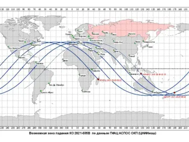 تسجيل أكبر تباطؤ في مرحلة السقوط.. شاهد أحدث خريطة لمسار الصاروخ الصيني والفترة الزمنية لدخوله الغلاف الجوي - وكالة ستيب نيوز