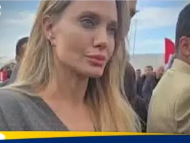 شاهد|| أنجلينا جولي تزور معبر رفح في جولة إنسانية - وكالة ستيب نيوز