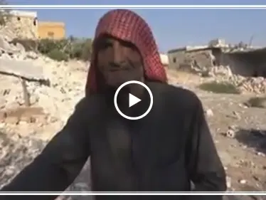 شاهد بالفيديو|| في موقف مؤلم رجل سوري مسنّ يطالب بالأمان - وكالة ستيب نيوز