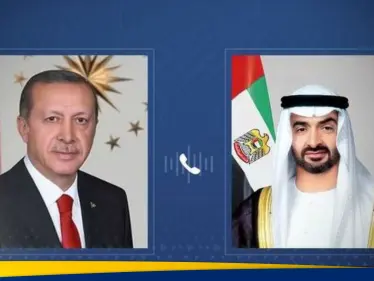 اتصال هاتفي يجمع رئيس الإمارات ونظيره التركي.. وبيان يكشف ما دار بينهما - وكالة ستيب نيوز