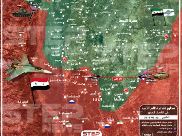 "الفتح المبين" تصد محاولة تقدم لقوات النظام جنوب إدلب وتقتل عدداً من عناصر حزب الله - وكالة ستيب نيوز