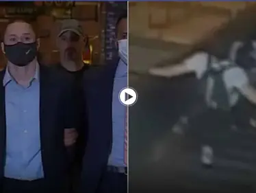 بالفيديو|| رجل يهاجم امرأة على مصعد كهربائي ويركلها بصدرها متسبباً بدحرجتها أرضاً.. والسبب كلمة عفواً - وكالة ستيب نيوز