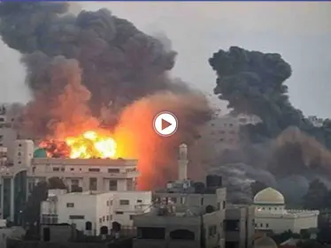 بالفيديو || بليلة القدر.. غارات إسرائيلية على قطاع غزة ومواجهات دامية في القدس - وكالة ستيب نيوز