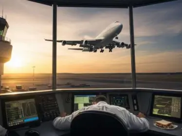 بسبب غفوة المراقب الجوي طائرة تدور في الجو لأكثر من ربع ساعة قبل الهبوط - وكالة ستيب نيوز