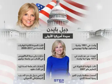 تعرف على سيدة أمريكا الأولى "جيل بايدن" - وكالة ستيب نيوز