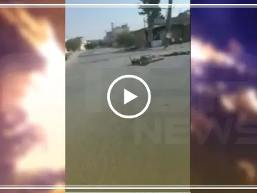 شاهد بالفيديو|| لحظات مروعة من مقتل شابٍ عشريني بالقصف الصاروخي على إدلب - وكالة ستيب نيوز