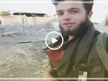 شاهد بالفيديو: عناصر غرفة "الفتح المبين" يوجّهون رسالة لقوّات النظام من داخل كفرزيتا بريف حماة - وكالة ستيب نيوز