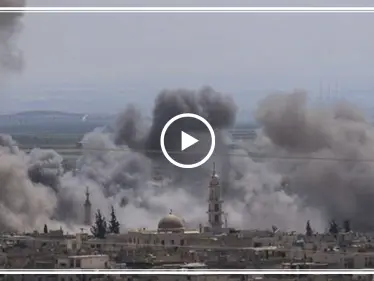 مشاهد أليمة|| أولى اللحظات لمقتل مدنيين بغارات روسية جنوبي إدلب - وكالة ستيب نيوز