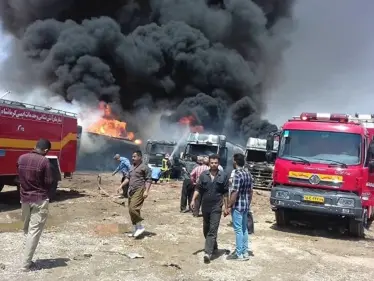 حريق آخر في مصنع للبتروكيماويات جنوب غربي إيران - وكالة ستيب نيوز