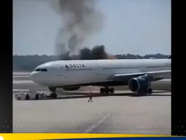 كان على متنها 300 راكب.. نشوب حريق في محرك طائرة بمطار أمريكي (فيديو) - وكالة ستيب نيوز