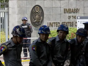 السفارة الأمريكية في ميانمار: إطلاق نار على أحد المراكز الأمريكية - وكالة ستيب نيوز