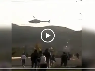 بالفيديو|| السلطات الإيرانية تستخدم المروحيات لقنص المتظاهرين في الشوارع! - وكالة ستيب نيوز