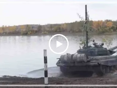 شاهد بالفيديو|| روسيا تستعرض دبابة "برمائية" بمناورة عسكرية - وكالة ستيب نيوز