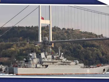 بالصور|| سفينة روسيّة ضخمة من أسطول البحر الأسود تتجه نحو طرطوس - وكالة ستيب نيوز