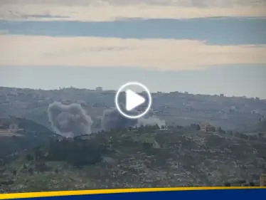 شاهد|| إسرائيل تلقي مناشير في أجواء بلدة لبنانية.. وتقصف بشكل "كبير وغير عادي" مناطق بالجنوب - وكالة ستيب نيوز