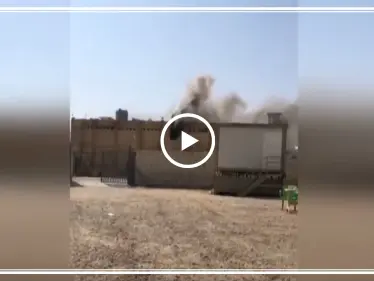 شاهد بالفيديو | عناصر داعش يحرقون سجن عين عيسى بالتزامن مع هروب المئات من عائلاتهم - وكالة ستيب نيوز