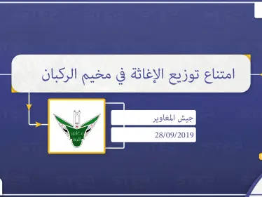 جيش المغاوير يكشف لستيب سبب امتناع الهلال الأحمر من توزيع الإغاثة على نازحي الركبان - وكالة ستيب نيوز
