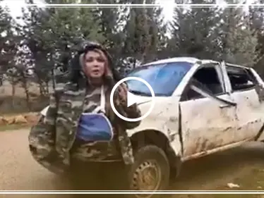 مراسلة حربية بصفوف قوات النظام السوري تعلن وقوفها مع المعارضة! - وكالة ستيب نيوز