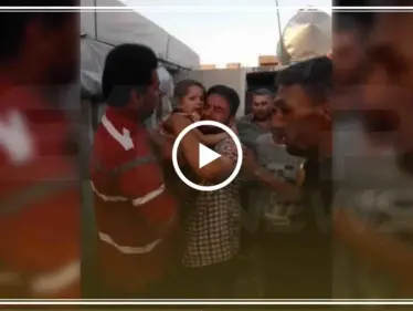 شاهد بالفيديو .. صرخات مكلوم لمقتل زوجته برصاص الأتراك في مخيم حدودي - وكالة ستيب نيوز